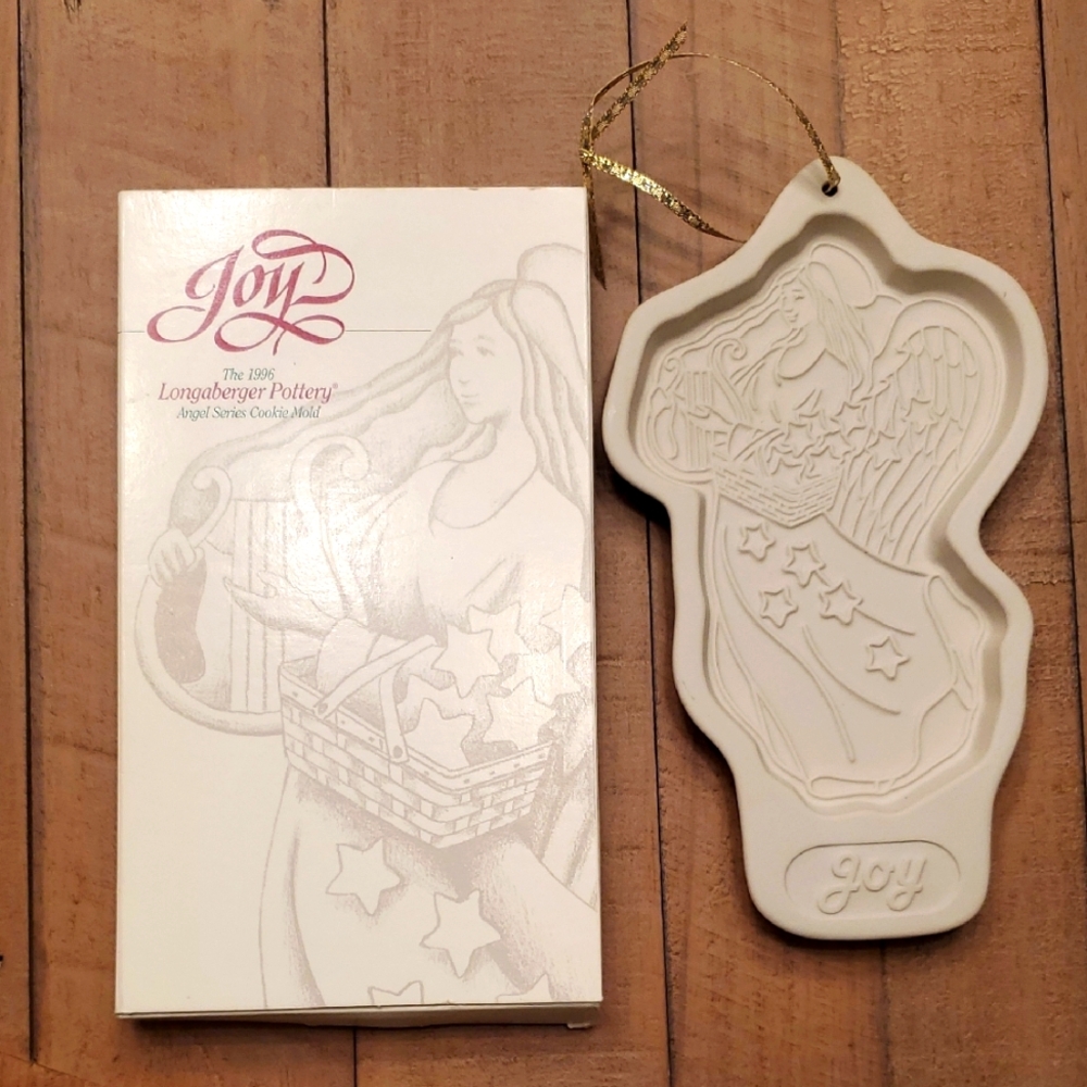 Longaberger 1996 Angel Series: Joy Cookie Mold Vintage